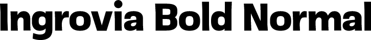 Ingrovia Bold Normal