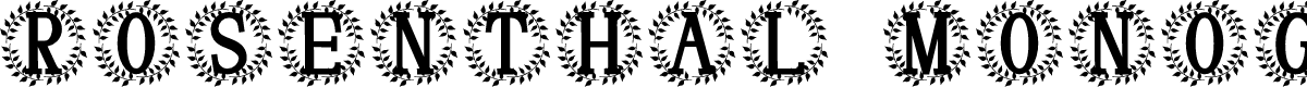 Rosenthal Monogram