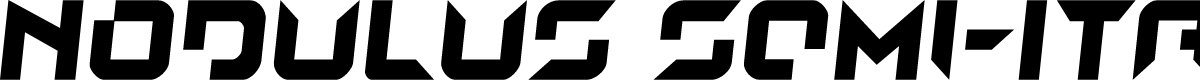 Nodulus Semi-Italic