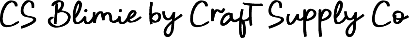 CS Blimie Regular Demo