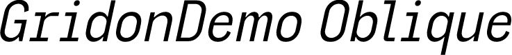 Gridon Font - Free Download