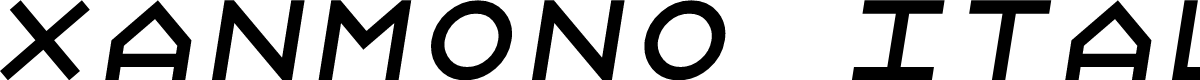 Xanmono Italic