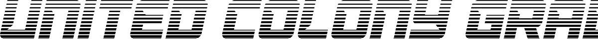 United Colony Gradient Italic