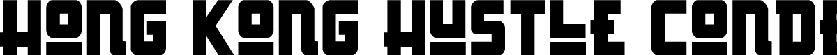 Hong Kong Hustle Condensed Condensed