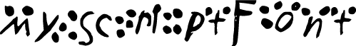MyScriptFont