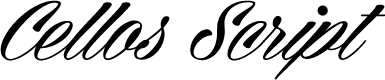 Cellos Script Personal Use Only