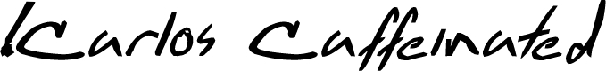 !Carlos Caffeinated Bold Italic