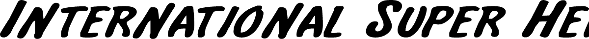 International Super Hero Exp