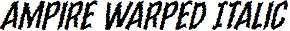 Ampire Warped Italic