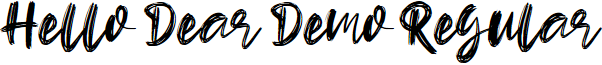 Hello Dear Demo Regular