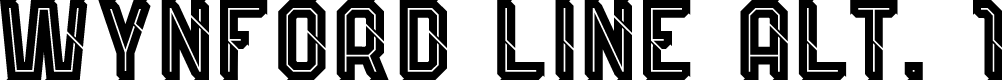 Wynford Line Alt. 1