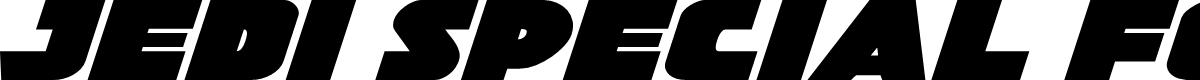 Jedi Special Forces Expanded Italic
