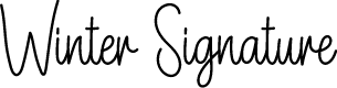 Winter Signature
