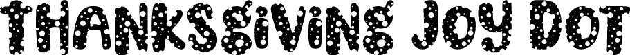 Thanksgiving Joy Dot