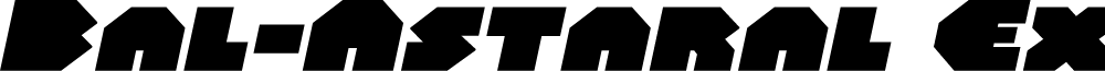 Bal-Astaral Expanded Italic