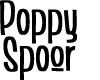 Poppy Spoor Personal Use