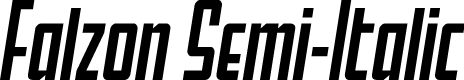Falzon Semi-Italic