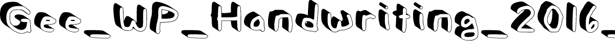 Gee_WP_Handwriting_2016_3D Book