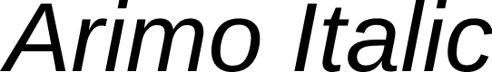 Arimo Italic