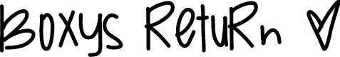 BoxysReturn