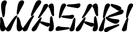 SF Wasabi Bold Italic