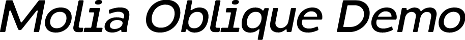 Molia Oblique Demo