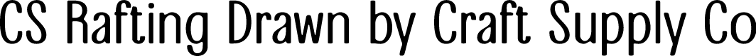 CSRaftingDrawn-Regular Demo