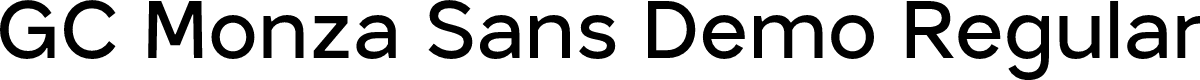 GC Monza Sans Demo Regular