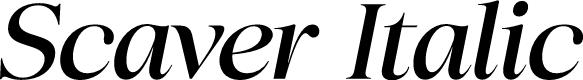 Scaver Italic