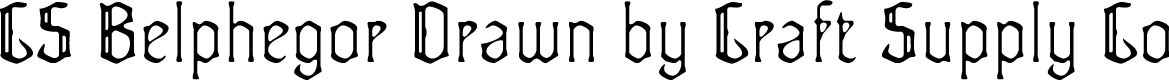 CSBelphegorDrawn-Regular Demo