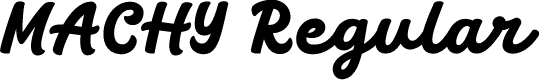 MACHY Regular