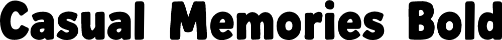 Casual Memories Bold