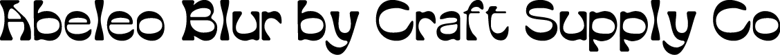 Abeleo Blur Demo Regular