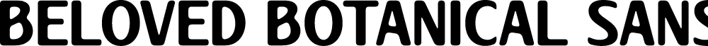 Beloved Botanical Sans Demo Reg