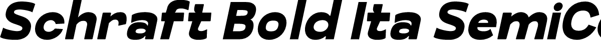 Schraft Bold Ita SemiCond