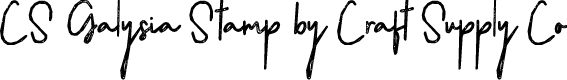 CS Galysia Stamp Regular Demo