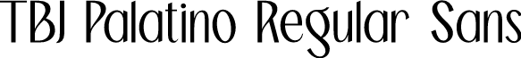 TBJ Palatino Regular Sans