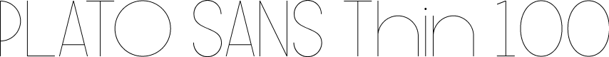ST Plato Sans Display DEMO Thin