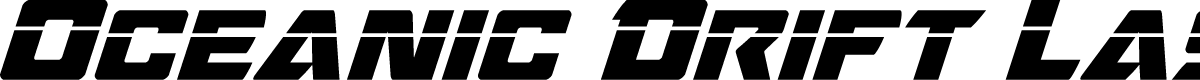 Oceanic Drift Laser Italic