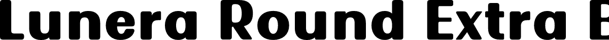 Lunera Round Extra Bold