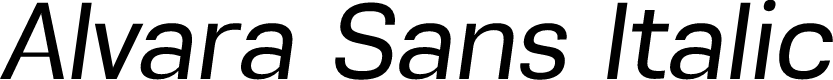 Alvara Sans DEMO Italic