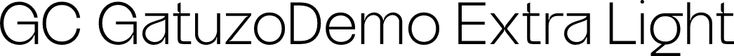 GC GatuzoDemo Extra Light