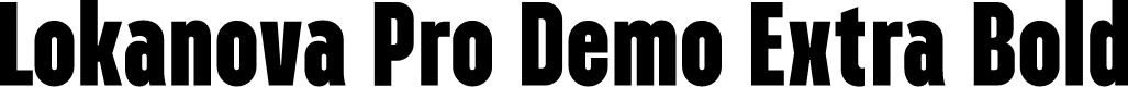 Lokanova Pro Demo Extra Bold