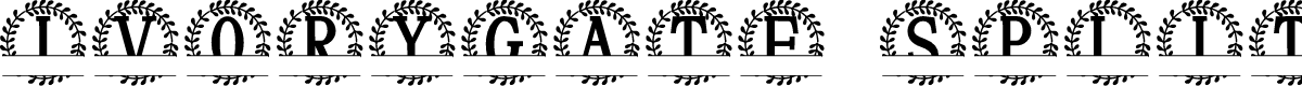 Ivorygate Split Monogram
