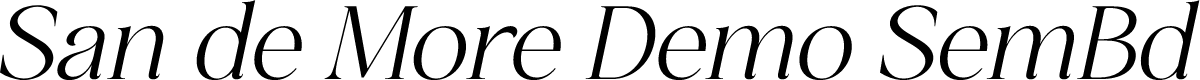 San de More Demo SemBd Ita