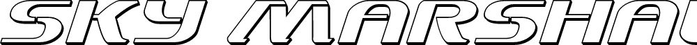 Sky Marshal 3D Italic