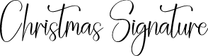 Christmas Signature