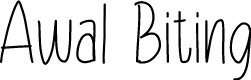 Awal Biting