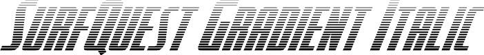 SurfQuest Gradient Italic