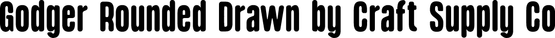 GodgerRoundedDrawn-Regular Demo